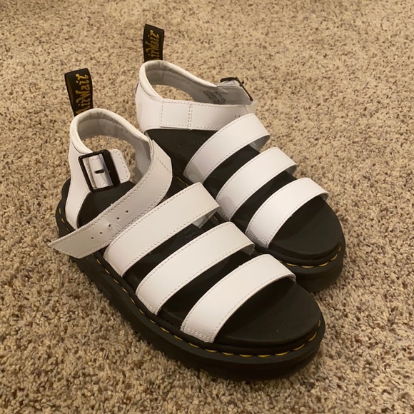 Dr. Martens Shoes - BLAIRE WOMEN'S HYDRO LEATHER GLADIATOR SANDALS